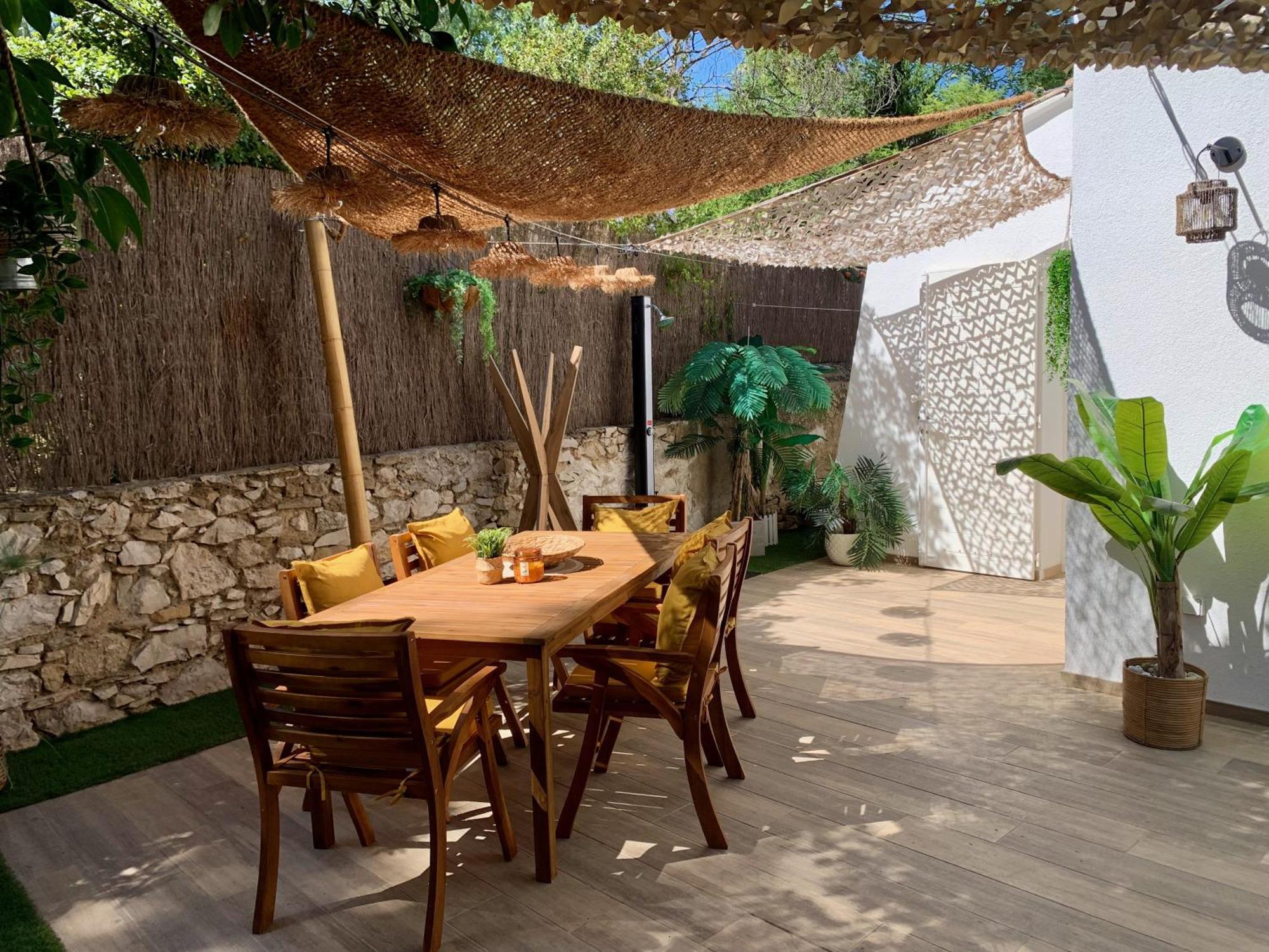 Maisonnette Avec Terrasse Et Jardin-Parking Prive-9Mn Des Plages A Pied لا سيوتا المظهر الخارجي الصورة